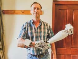 Hendrik Van Heerden and his 3D printed robotic arm