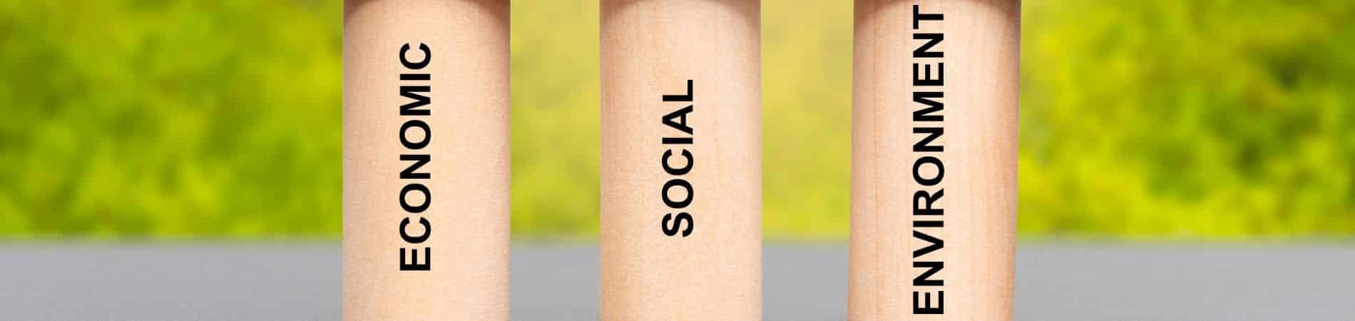 Three sustainability pillars