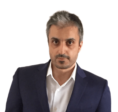 EIT's 2023 teaching excellence winner - Dr. Hadi Harb in a blue coat