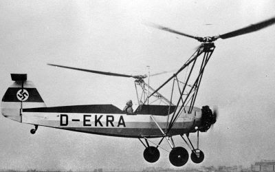 The first helicopter 