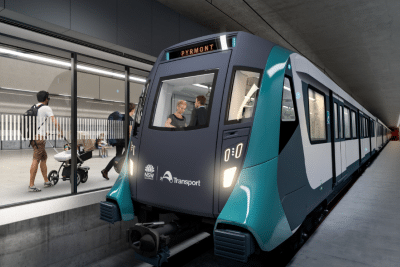 engineering project of train system in sydney