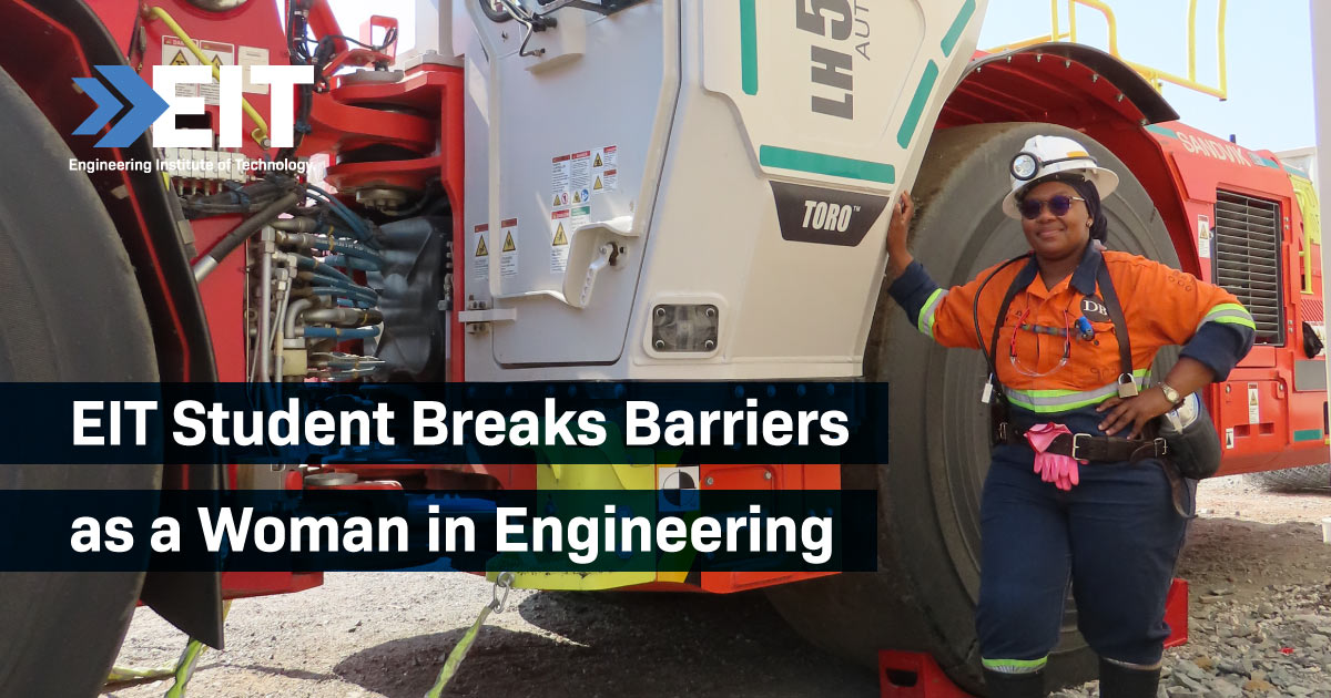 EIT female engineering student breaking barriers